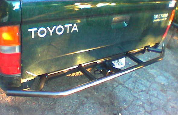 tacoma rear prerunner custom tube bumper